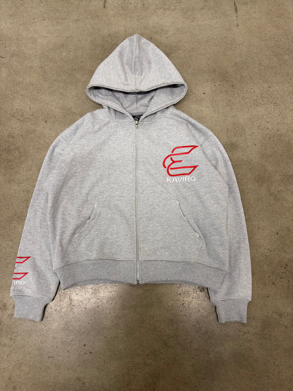 Crimson zip up
