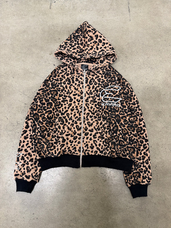 Cheetah zip up
